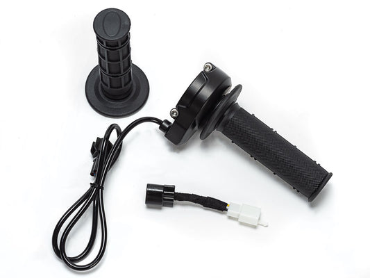 Ebox and Dragster Throttle Kit V2 standard throttle and grip replacement accessories for ebox ebike, displayed at Super Shop, product code 993769