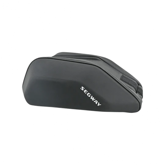 Segway Xyber eMOTO in-frame hardshell bag accessory attached to bike frame, product image 1