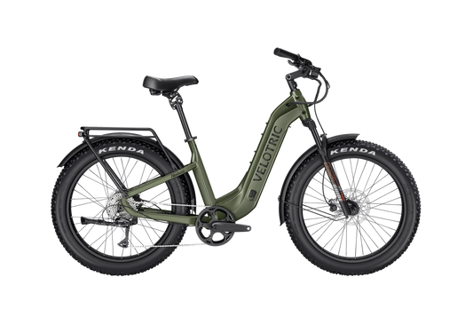 Olive Velotric Nomad 2 eBike, step-thru frame, regular large size, side view