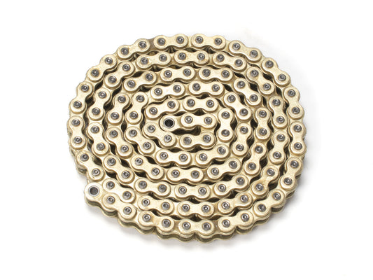 Stomp Ebox Dragster Upgrade Chain 219H with 108 links, displayed coiled on a white background.