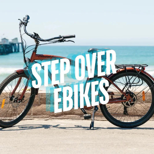 Electric Fat Tire Step-Over eBikes - California eBikes
