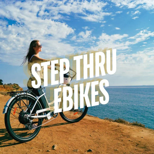 Electric Fat Tire Step-Thru eBikes - California eBikes