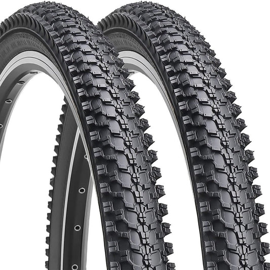Mountain Bike Tires (2-Pack) - 20/24/26 Inch