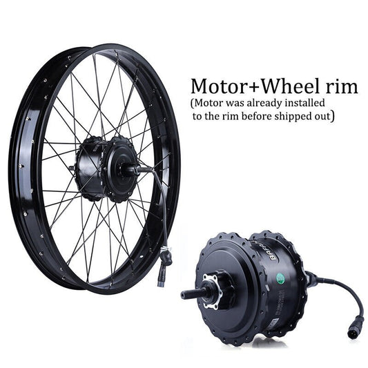26x4 Rear wheel assembly - 48V 750W Bafang motor - Parts - 210000001232 Rebel Electric Bikes Temecula