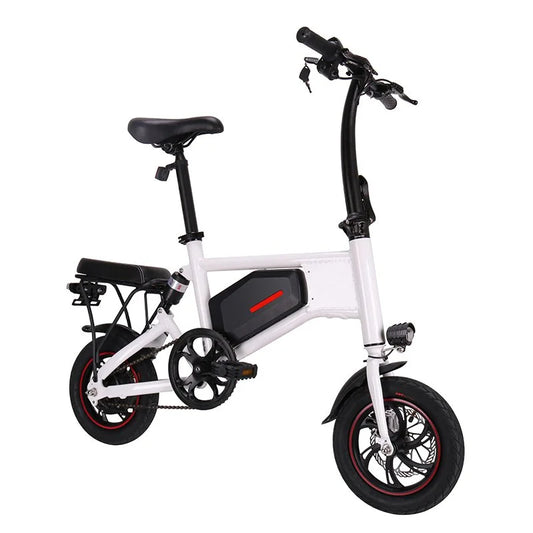 White eBike Ampira X5 side view against a plain background