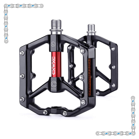 eBike Black Aluminum Pedals for Electric Bike - Accessories - EBIKE|ACCES|BLACK|0409 eBike Super Shop