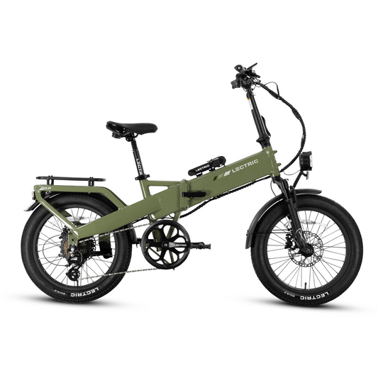 Pine Green LECTRIC XP4 750W Step Over eBike, side view, product image