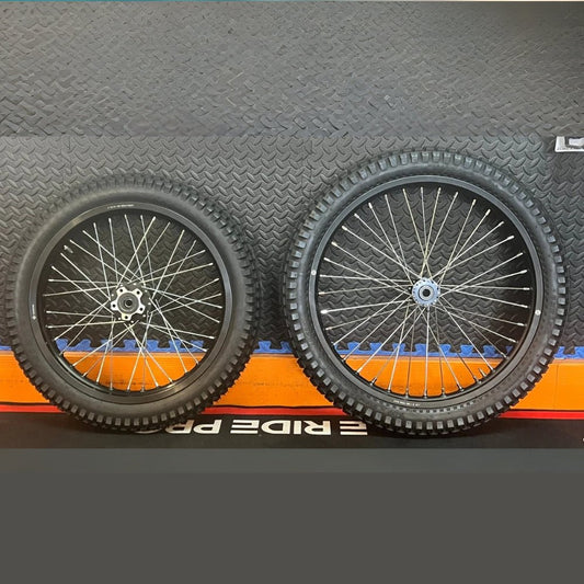 eMoto Wheel Set Shinko 241 Dual Sport 18"/19" Front & Rear Wheel & Tire Set for Moto Bikes *Does not include rotor or sprocket* - Wheel & Tire Set - EBIKE|2364 eBike Super Shop