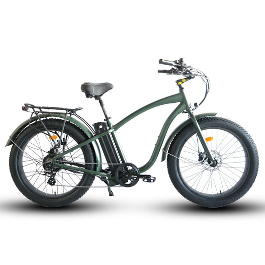 Fat Tire Step Over 26x4 - 52v Beach Cruiser Electric Bike - Cruiser - 210000000776 eBike Super Shop