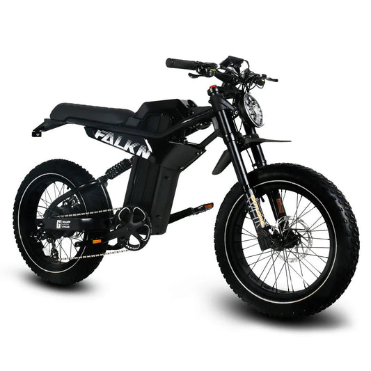 GOLDEN CYCLE Falkn 750w Moto eBike 20x4 Fat Electric e - Moto Style eBike - Moto Style eBike - GOLDE|MOTO|BLACK|0314 eBike Super Shop