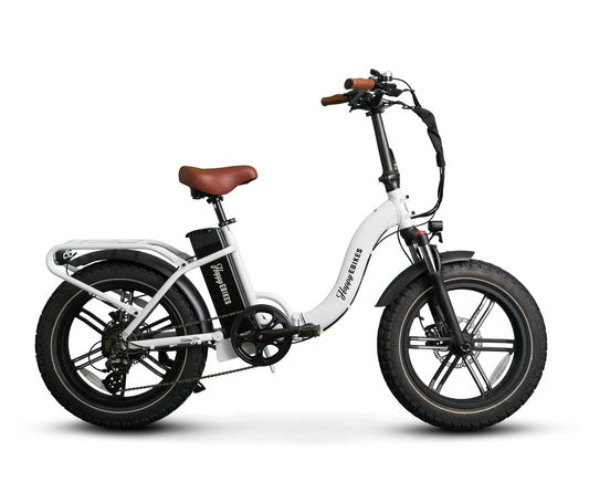 Happy Folding Step - Thru - Ebike - HEB - HFOLTH - WHI - 507 - B Rebel Electric Bikes Temecula