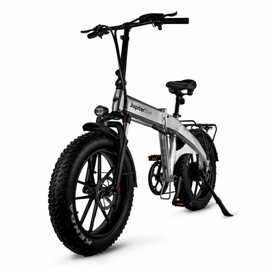 JUPITER Folding Fat Tire eBike Defiant Pro - Folding Step Over 750 w Electric Folding eBike - Folding Ebike - JUPIT|GREY|1842 eBike Super Shop