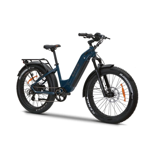 KASEN Ranger ST 2.0 750 w Step Thru Ebike 26x4 Fat Fat Tire Electric Beach Cruiser eBike - Fat Tire Cruiser eBike - eBike Super Shop