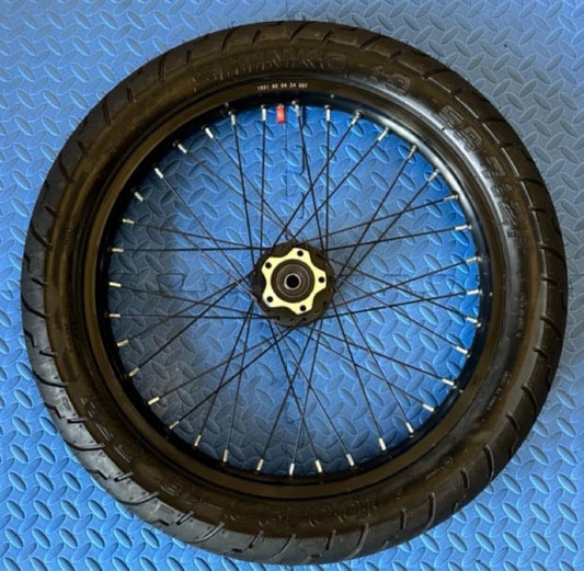 Throne eMoto Wheel Set Shinko 241 Dual Sport 18" Rear Wheel & Tire Set for e - Moto Bikes *Does not include rotor or sprocket* - Throne Wheel & Tire Set - Throne | Shinko | 18 inch | Rear Wheel & Tire Set eBike Super Shop